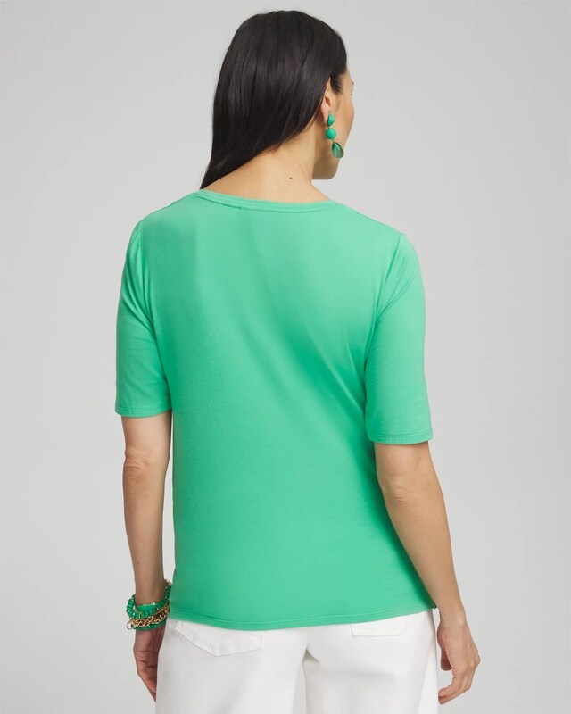Draped Front Tee - image 3